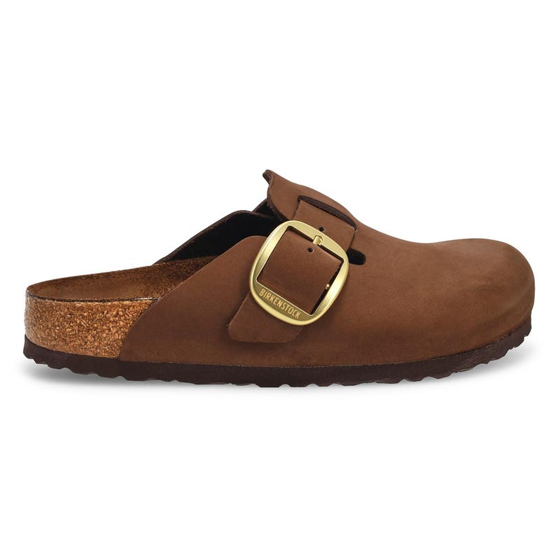 Women's  Boston Big Buckle Narrow Clog - Carafe