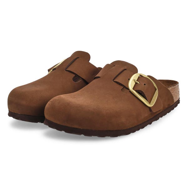 Women's  Boston Big Buckle Narrow Clog - Carafe
