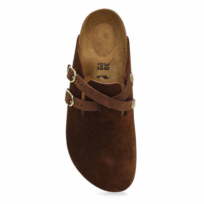 Women's Blair Suede Narrow Clog - Carafe