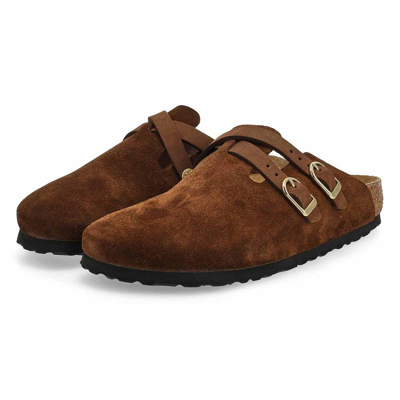 Women's Blair Suede Narrow Clog - Carafe