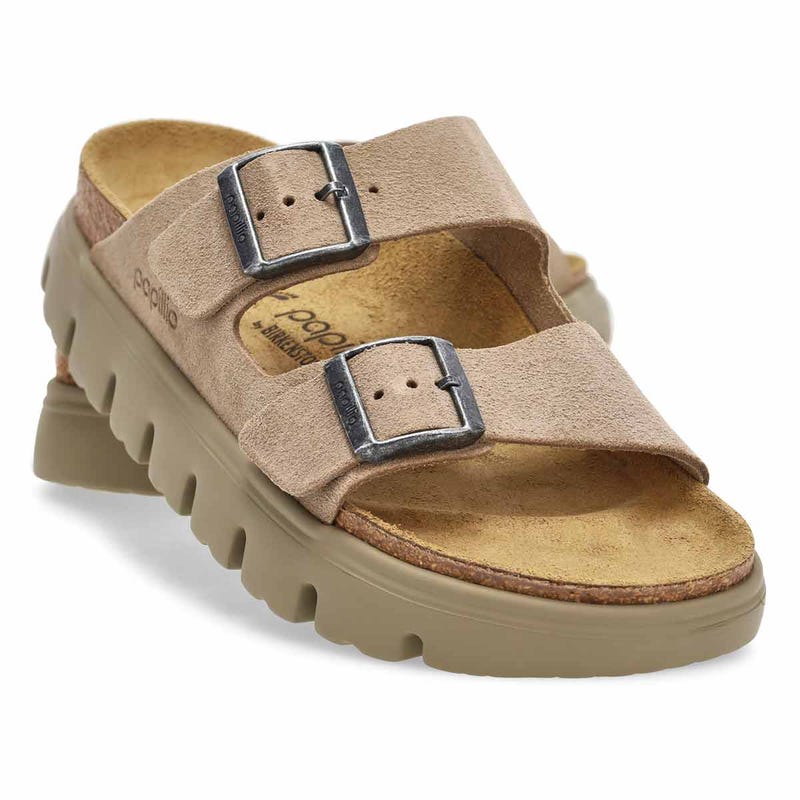 Women's Lds Arizona Chunky Platform Narrow Sandal - Taupe