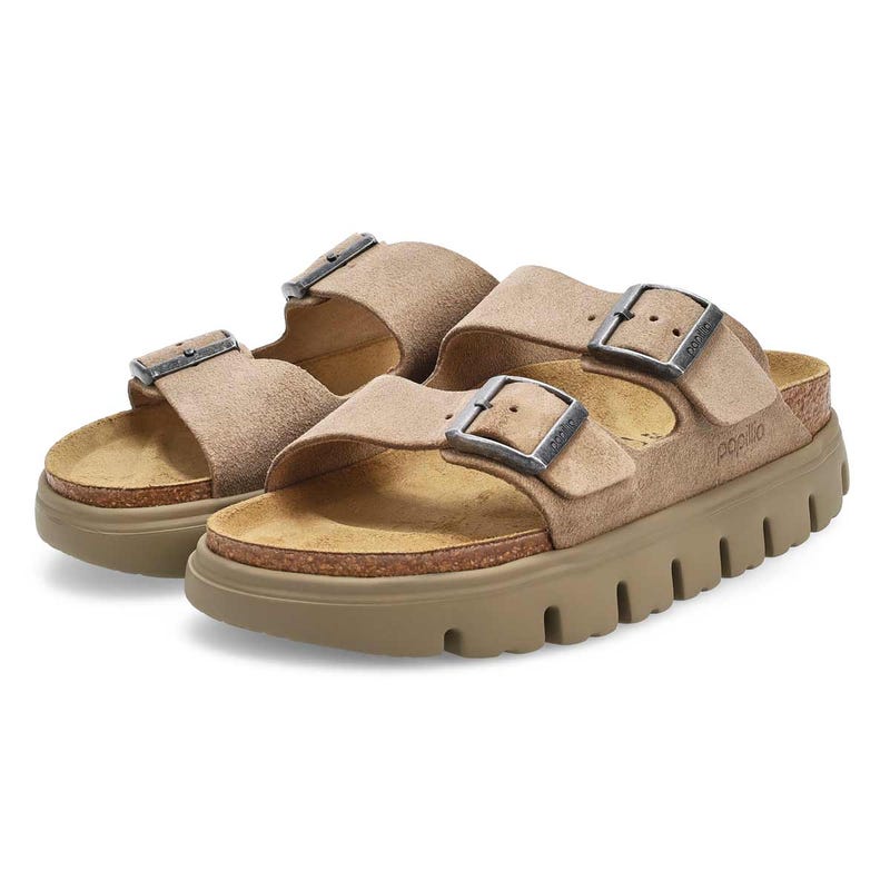 Women's Lds Arizona Chunky Platform Narrow Sandal - Taupe