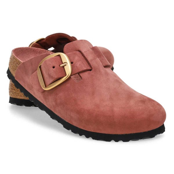Women's  Boston Big Buckle Narrow Clog - Pepper