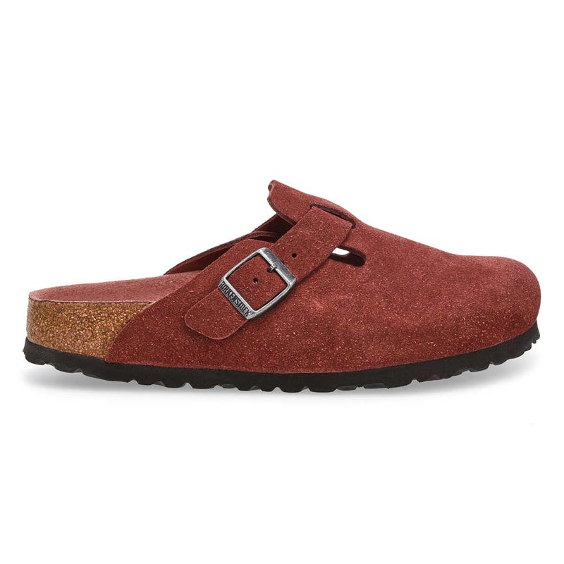 Women's  Boston Soft Footbed Narrow Clog - Pepper Suede Tonal
