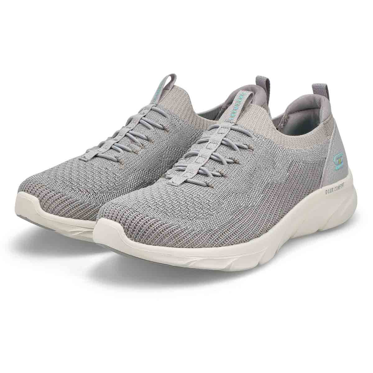Womens D'Lux Comfort Slip On Sneaker - Grey