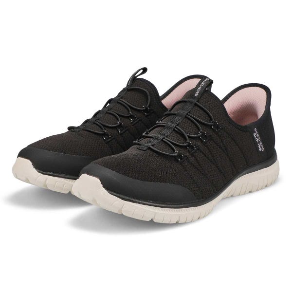 Women's Virtue Glow Slip-Ins Sneaker - Black