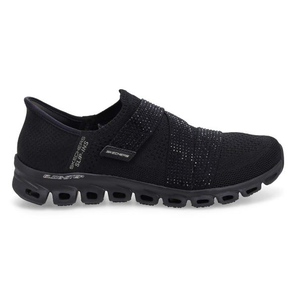Baskets à enfiler GLIDE-STEP HIGH SHINE SLIP-INS, noir, femmes