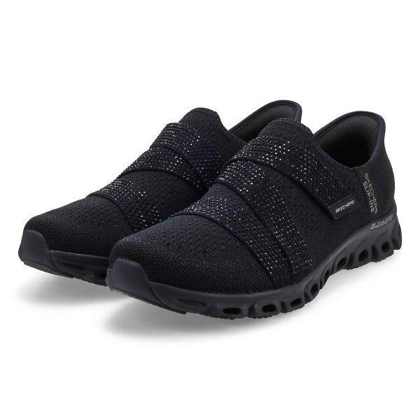 Baskets à enfiler GLIDE-STEP HIGH SHINE SLIP-INS, noir, femmes