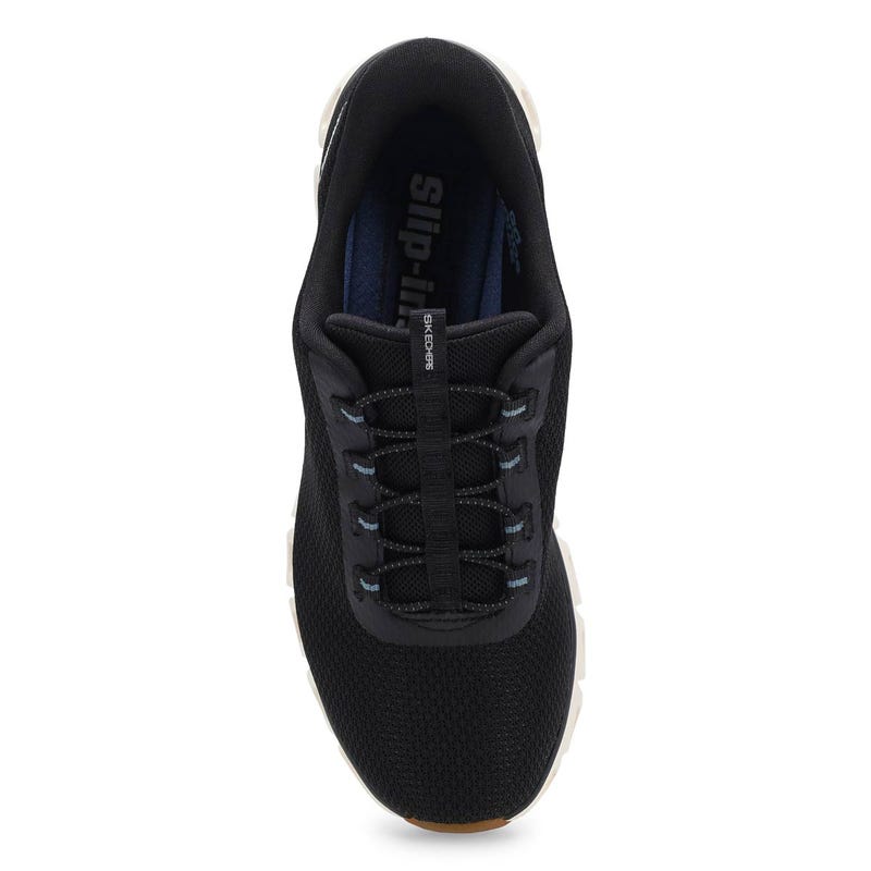 Women's Skechers Slip-ins: Glide-Step - Sunlit Sneaker - Black/White