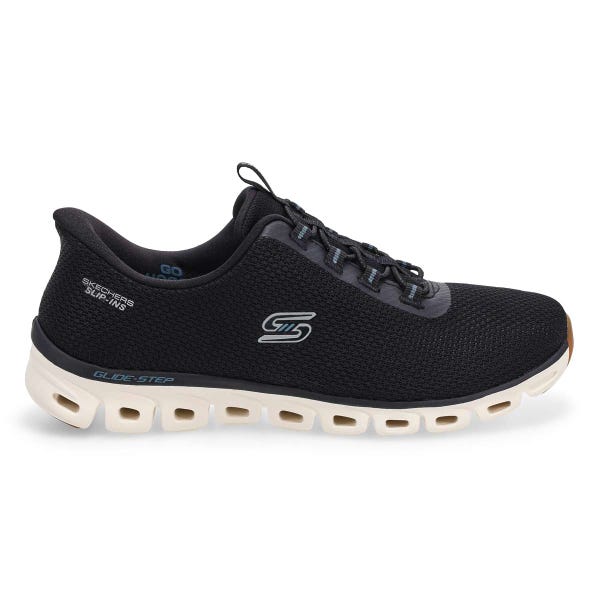 Women's Skechers Slip-ins: Glide-Step - Sunlit Sneaker - Black/White