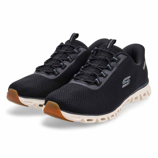 Women's Skechers Slip-ins: Glide-Step - Sunlit Sneaker - Black/White