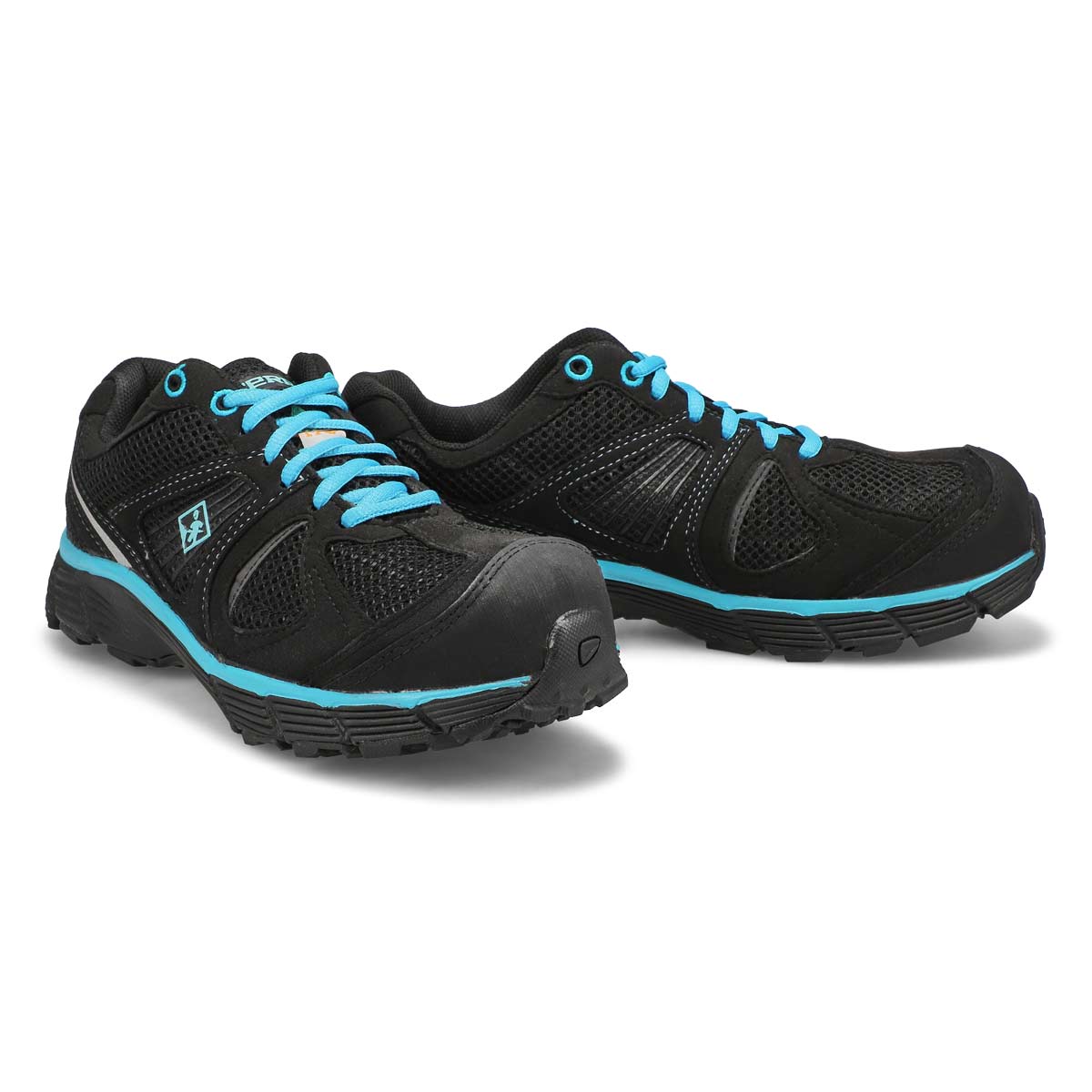 Women's PACER 2 black/blue lace up CSA sneakers