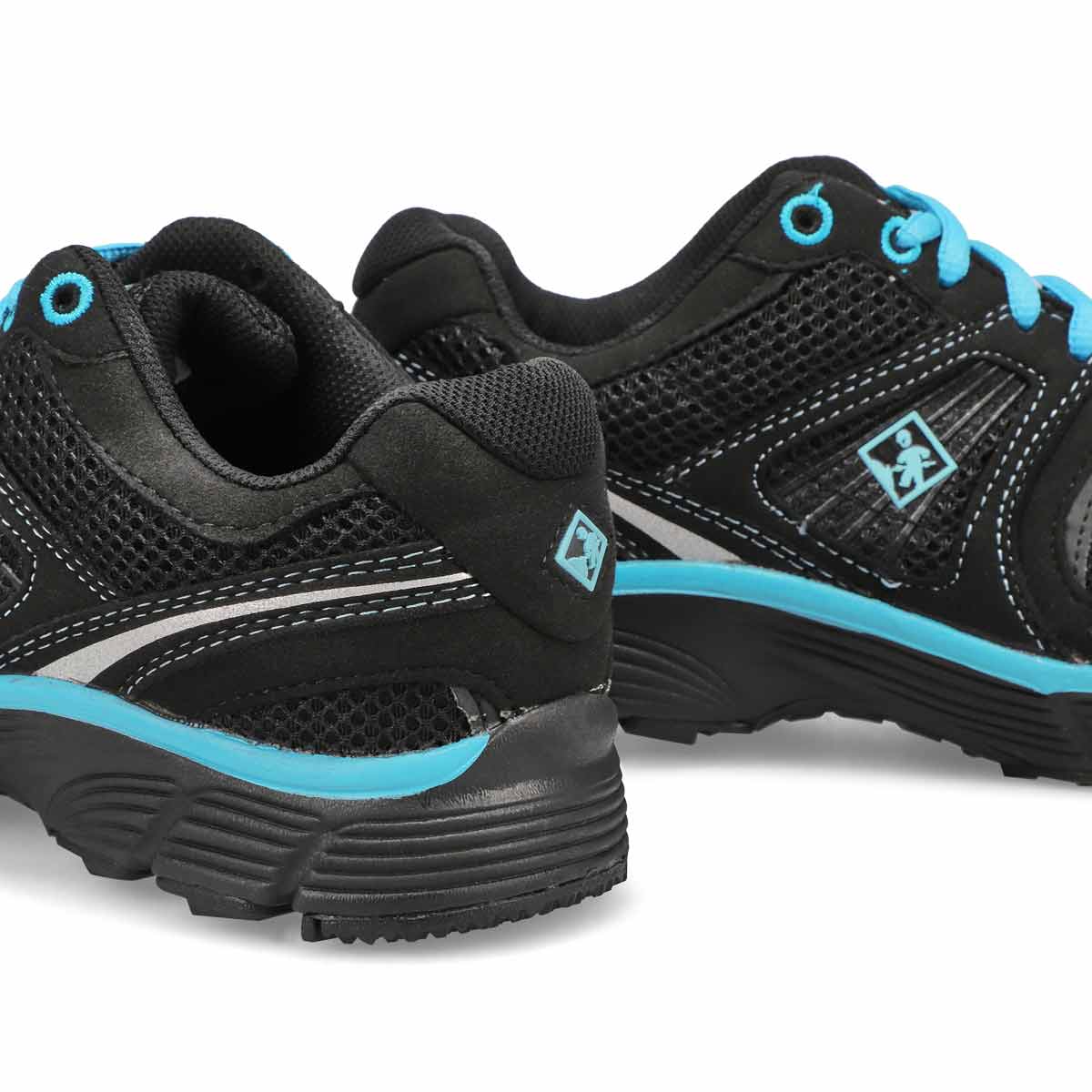 Espadrilles lacées CSA PACER 2, noir/bleu, femmes