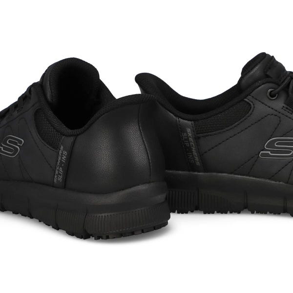 Baskets antidérapantes à enfiler NAMPA - COTTON, noir, femmes