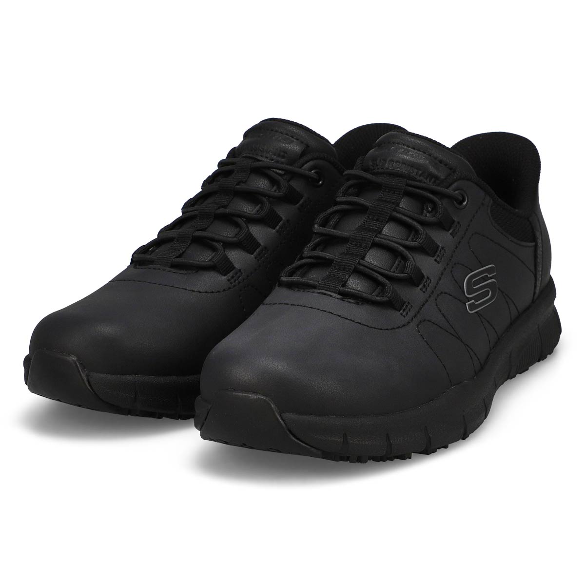 Women's  Nampa - Cotton Slip Resistant Slip-Ins Sneaker - Black