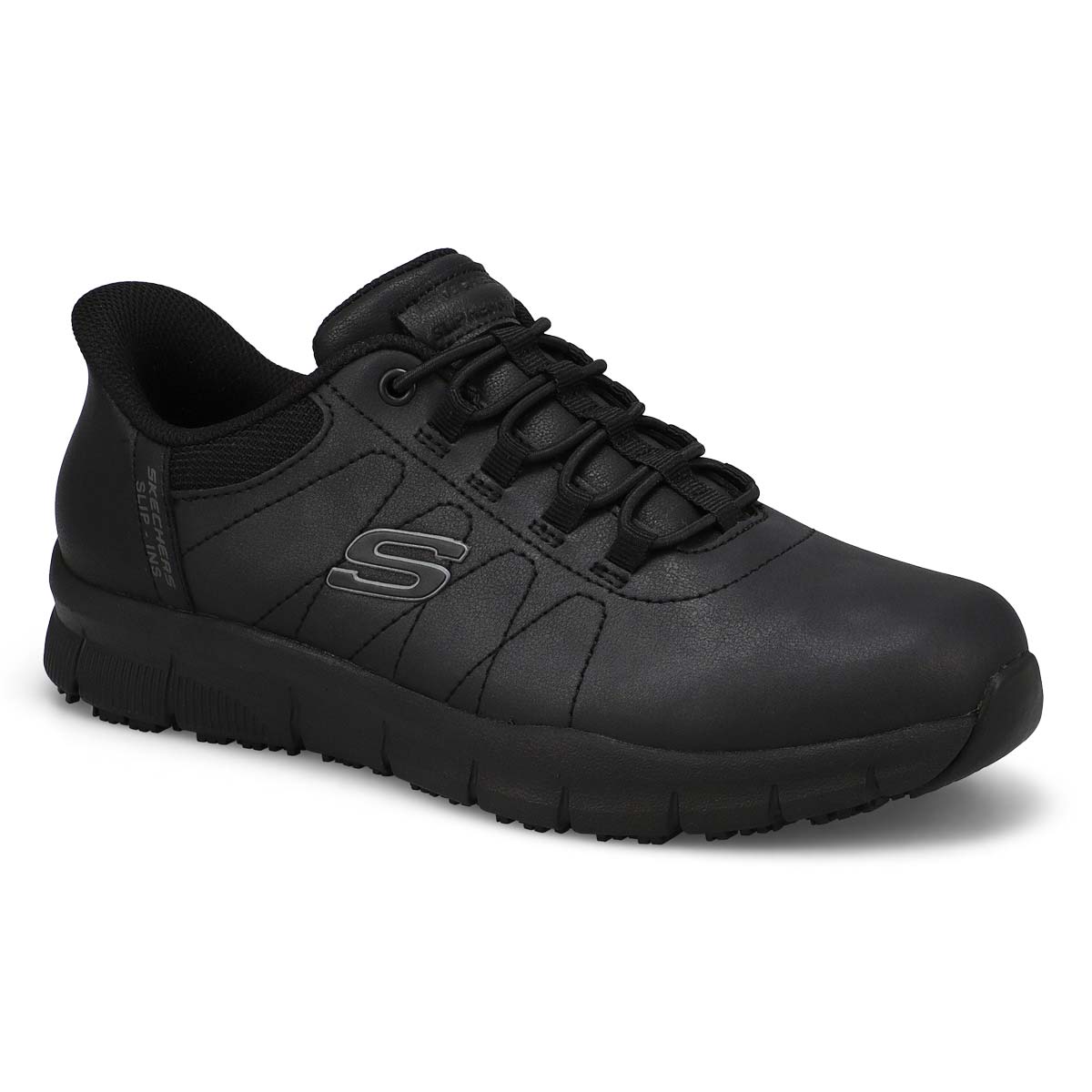 Women's  Nampa - Cotton Slip Resistant Slip-Ins Sneaker - Black