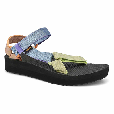 Teva Women's Midform Universal Sandal - Metal | SoftMoc.com