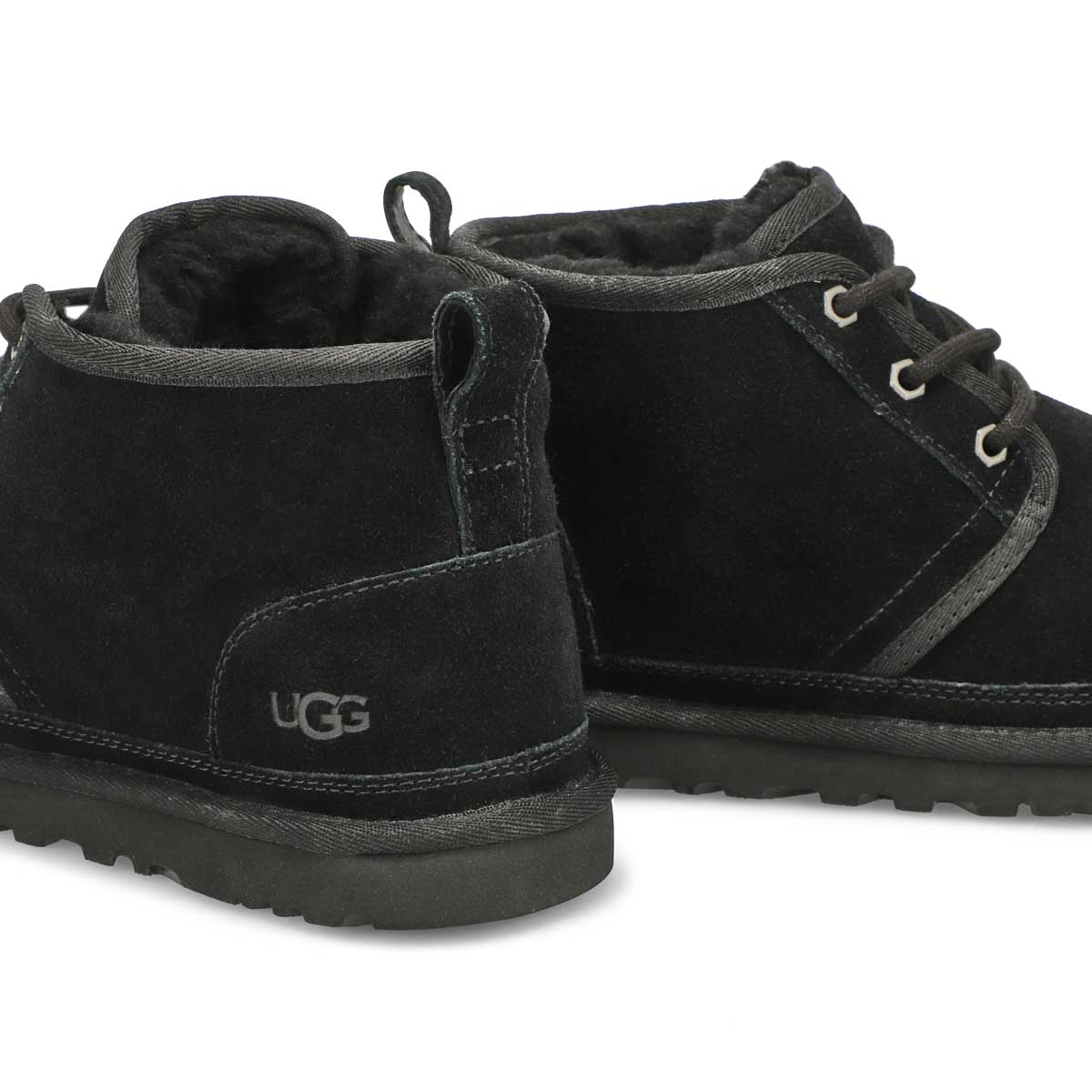 UGG Women's Neumel Lined Chukka Boot - Black | SoftMoc USA