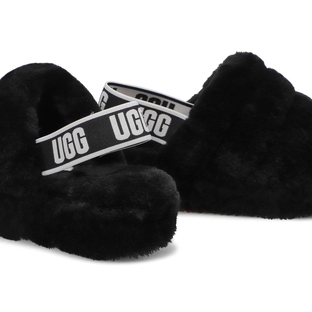 UGG Women's Fluff Yeah Sheepskin Slipper - Bl | SoftMoc.com