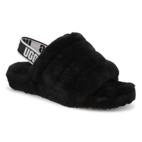 Pantoufles mouton FLUFF YEAH, noir, femmes