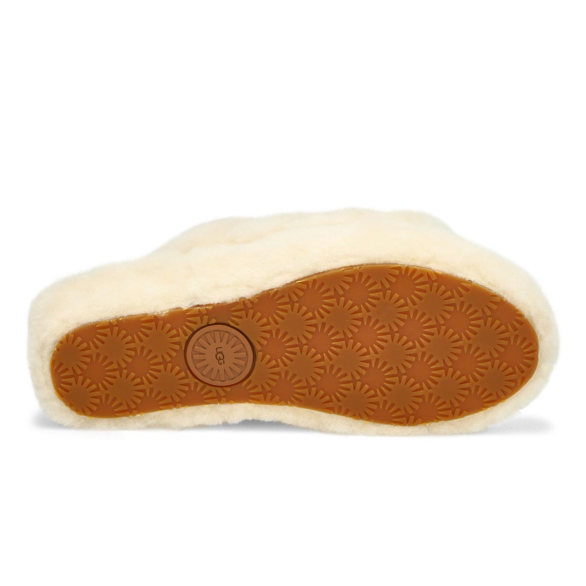 Pantoufle en mouton FLUFF YEAH, écru, femmes