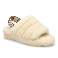 Pantoufle en mouton FLUFF YEAH, écru, femmes