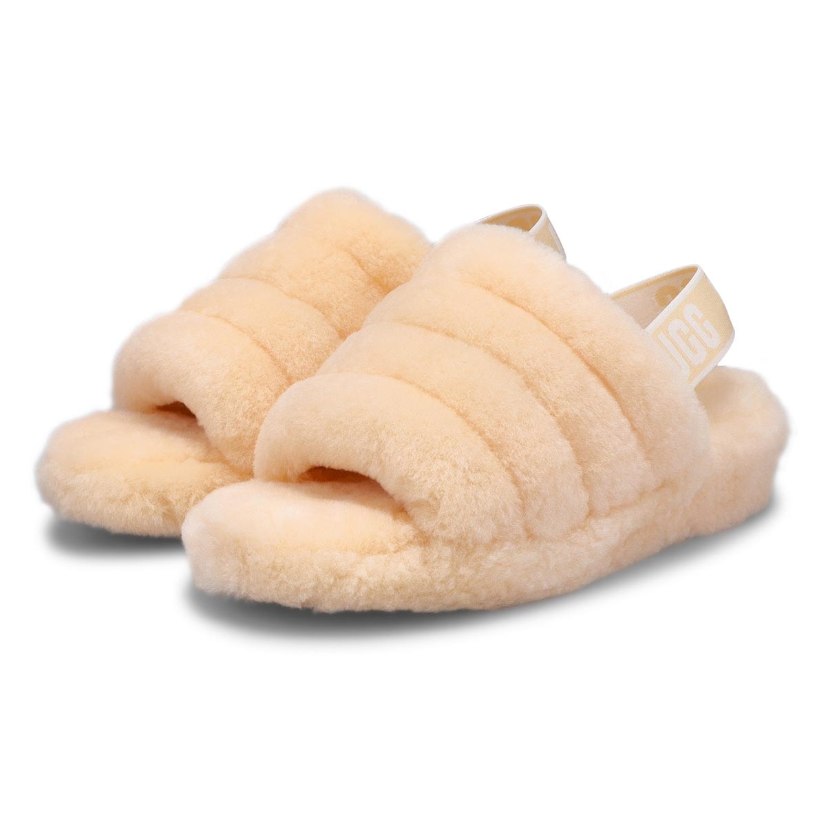 Pantoufle mouton FLUFF YEAH, duvet de pêche, femme