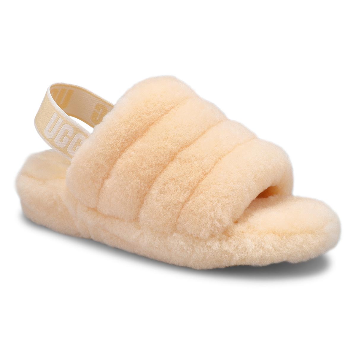 Pantoufle mouton FLUFF YEAH, duvet de pêche, femme