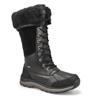 Lds AdirondackTall III Winter Boot - Black/Black