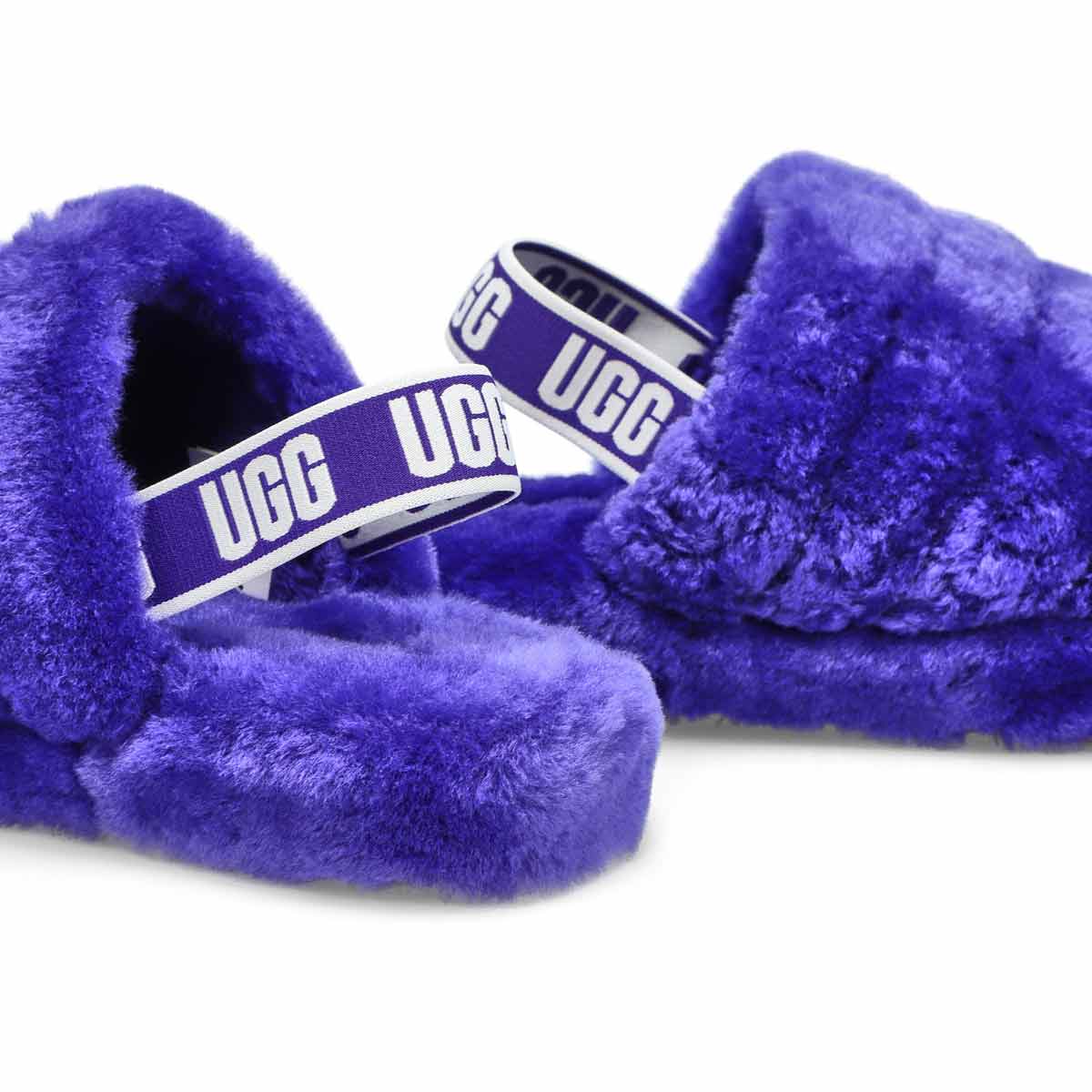 Pantoufle en mouton FLUFF YEAH, violet, filles