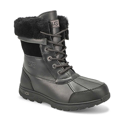 Kds Butte II Cold Rated Waterproof Winter Boot - Black