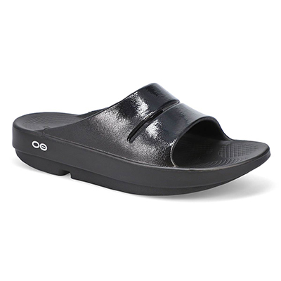 Lds OOahh Luxe Slide Sandal - Black