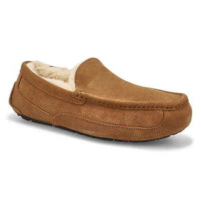 Mns Ascot Sheepskin Slipper - Chestnut