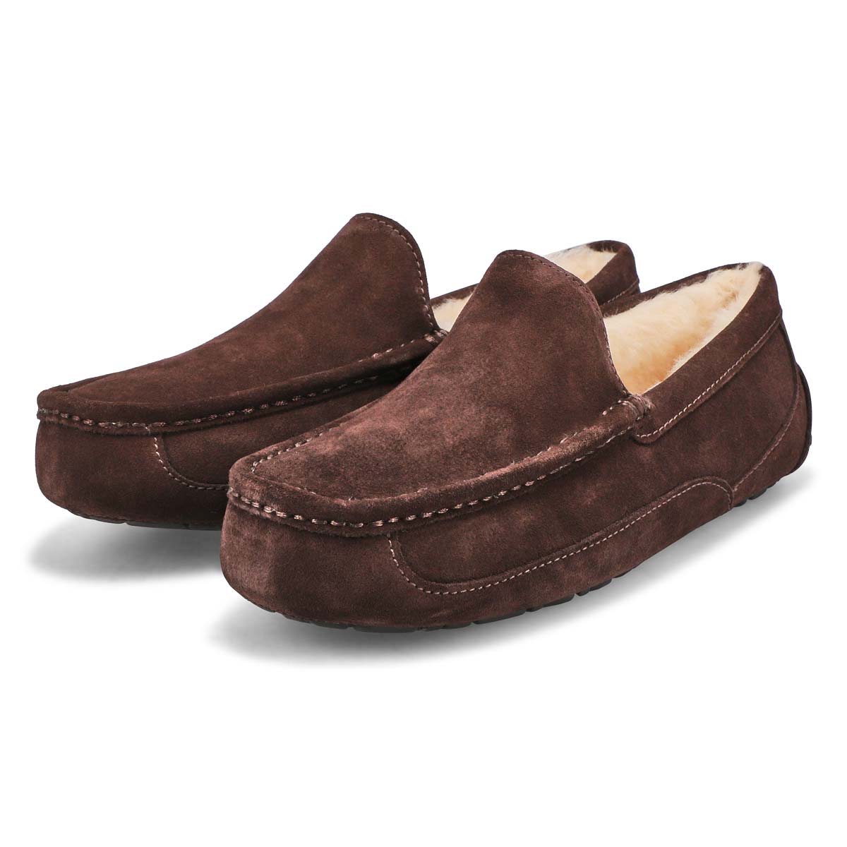 Men's Ascot Sheepskin Slippers - Espresso