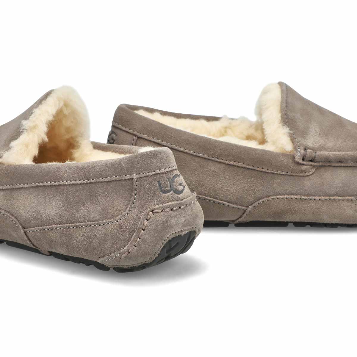 Men's Ascot Sheepskin Slipper - Grey