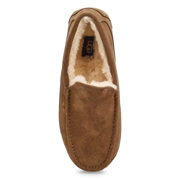 Pantoufle en peau de mouton Ascot pour homme - bronze clair