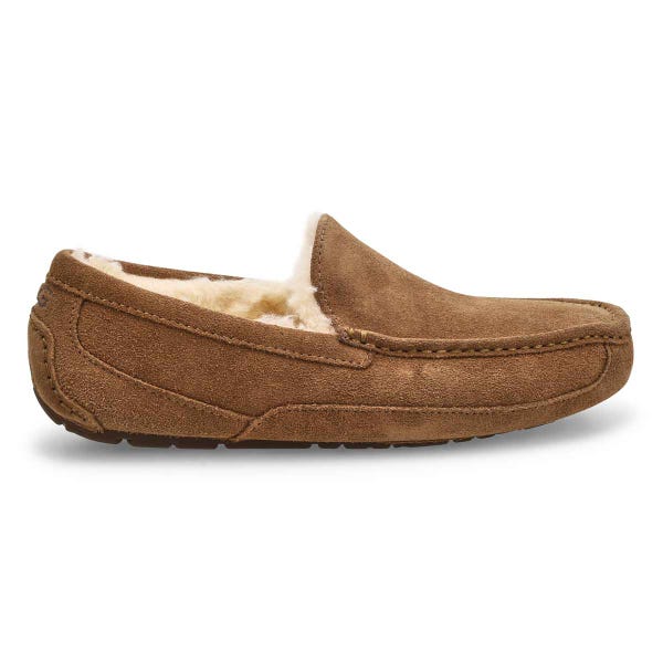 Pantoufle en peau de mouton Ascot pour homme - bronze clair