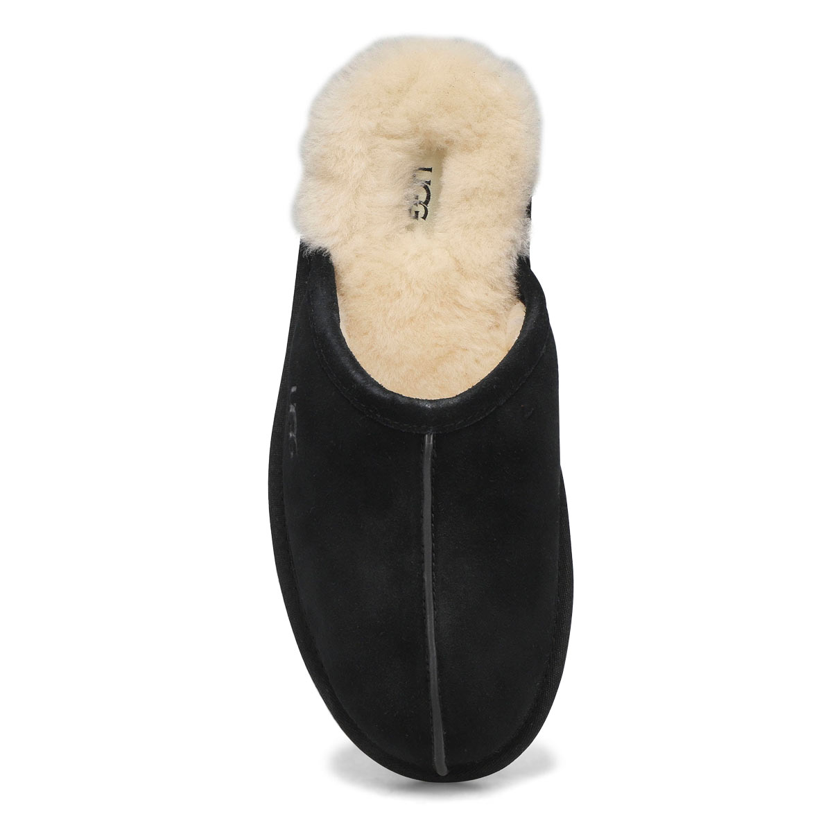 Men's Scuff Sheepskin Slipper - Black