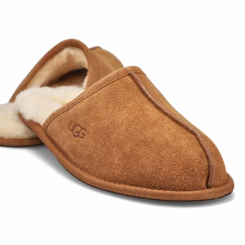 Men's Scuff Sheepskin Slipper - Chestnut