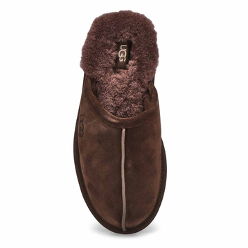 Pantoufle en peau de mouton SCUFF, poudre de cacao