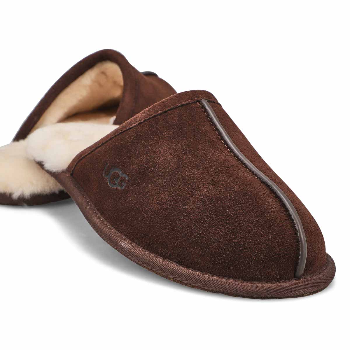 Men's Scuff Sheepskin Slipper - Espresso