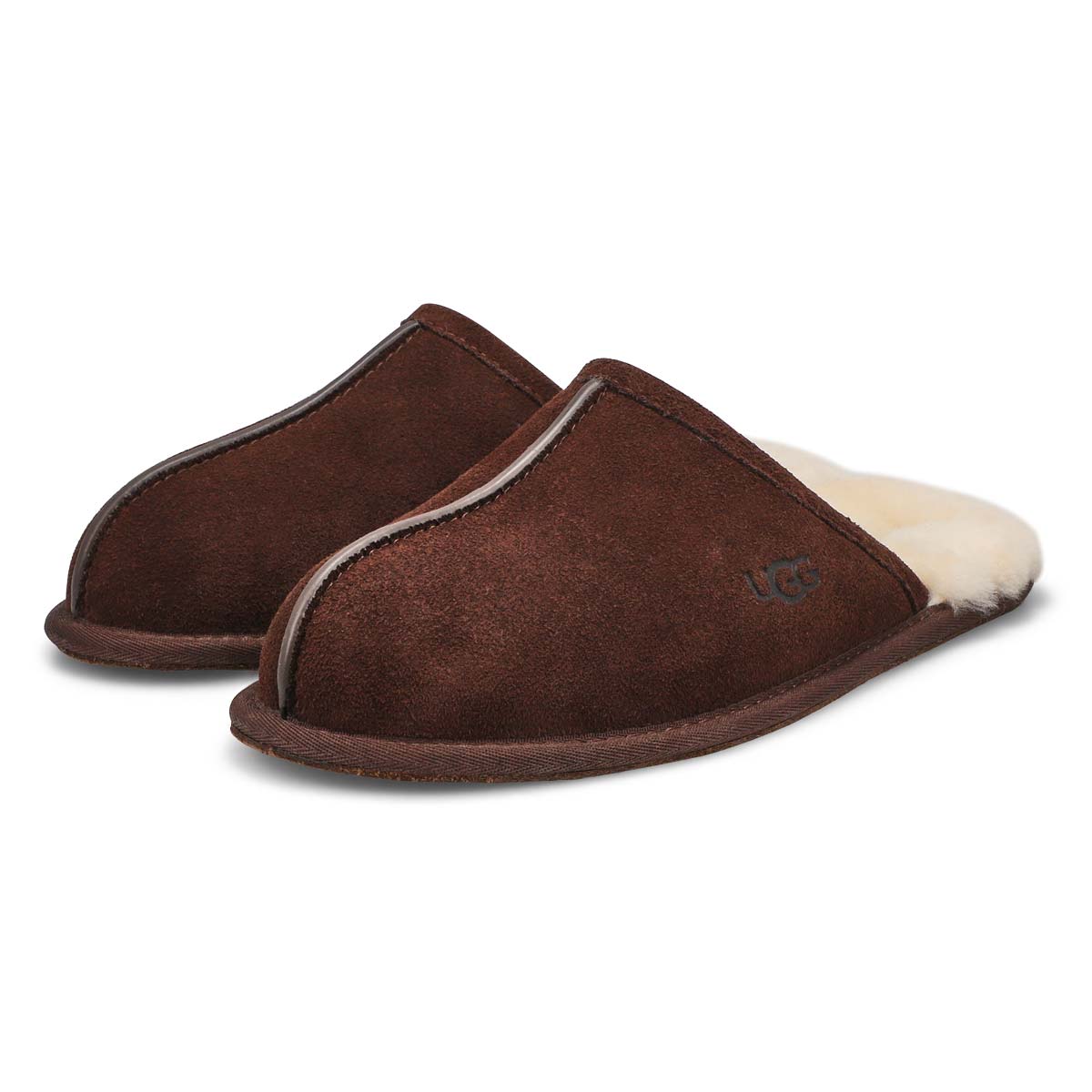 Men's Scuff Sheepskin Slipper - Espresso