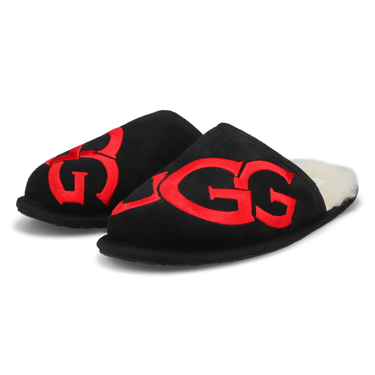 Pantoufle SCUFF LOGO, noir, hommes