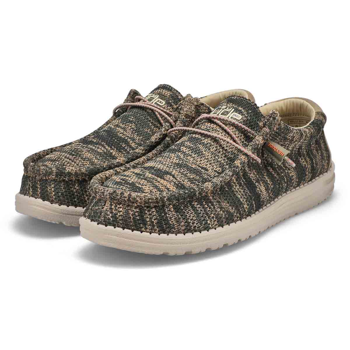 Flâneur WALLY SOX, camouflage vert, hommes