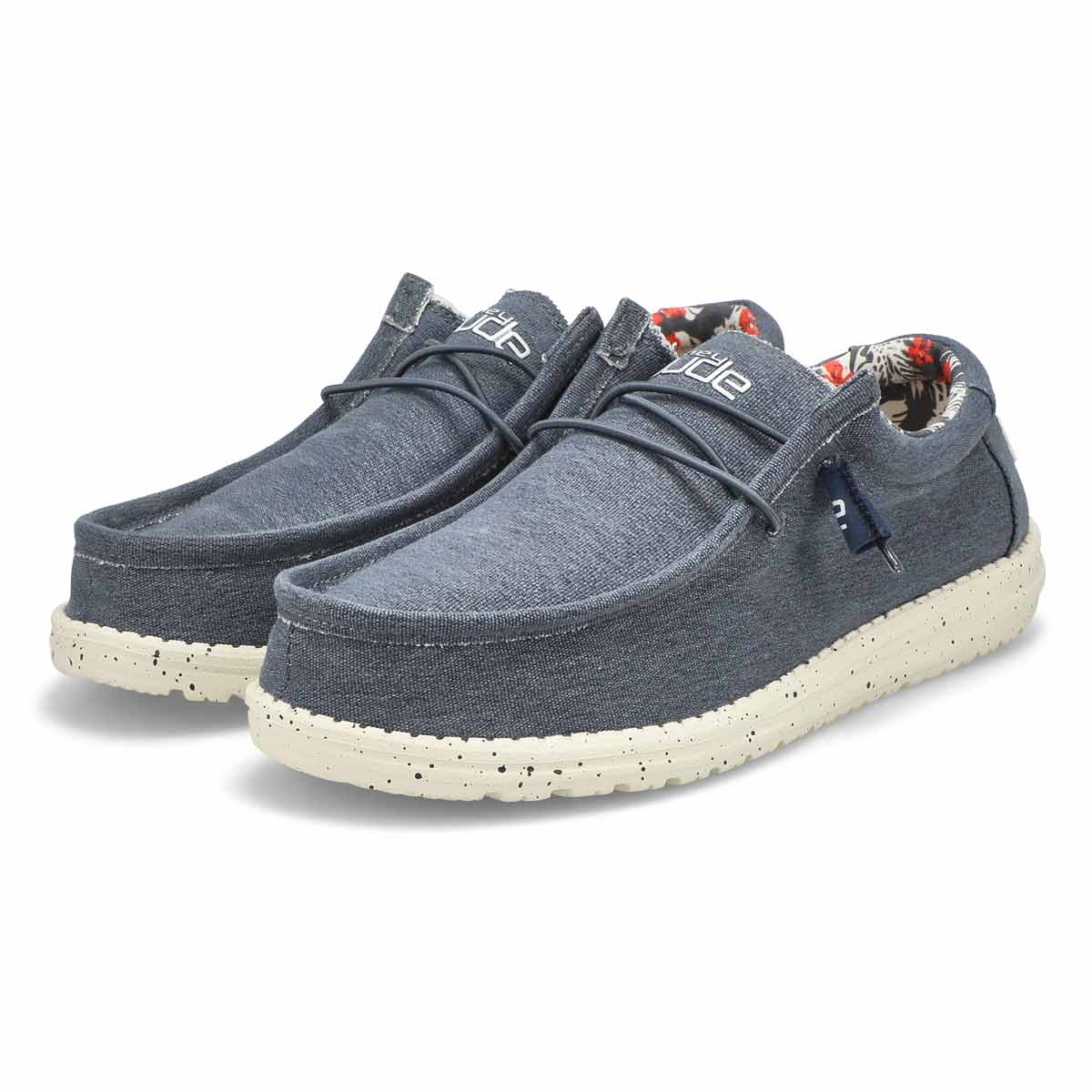 HEYDUDE Men's Wally Stretch Casual Shoe - Blu | SoftMoc.com