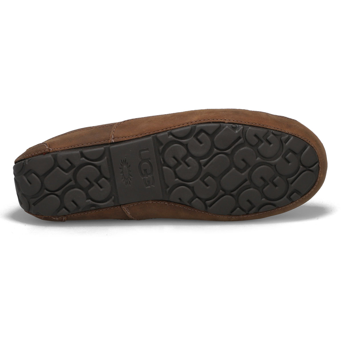 Men's ASCOT tan sheepskin slippers
