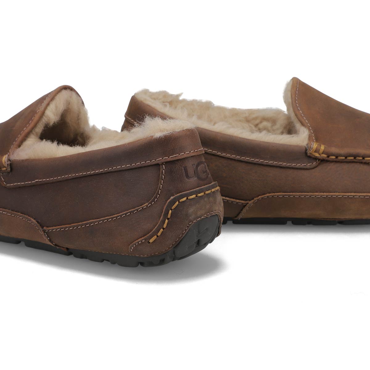 Men's ASCOT Sheepskin Slipper - Tan