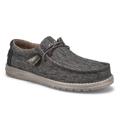 Mns Wally Woven Casual Shoe-Carbon