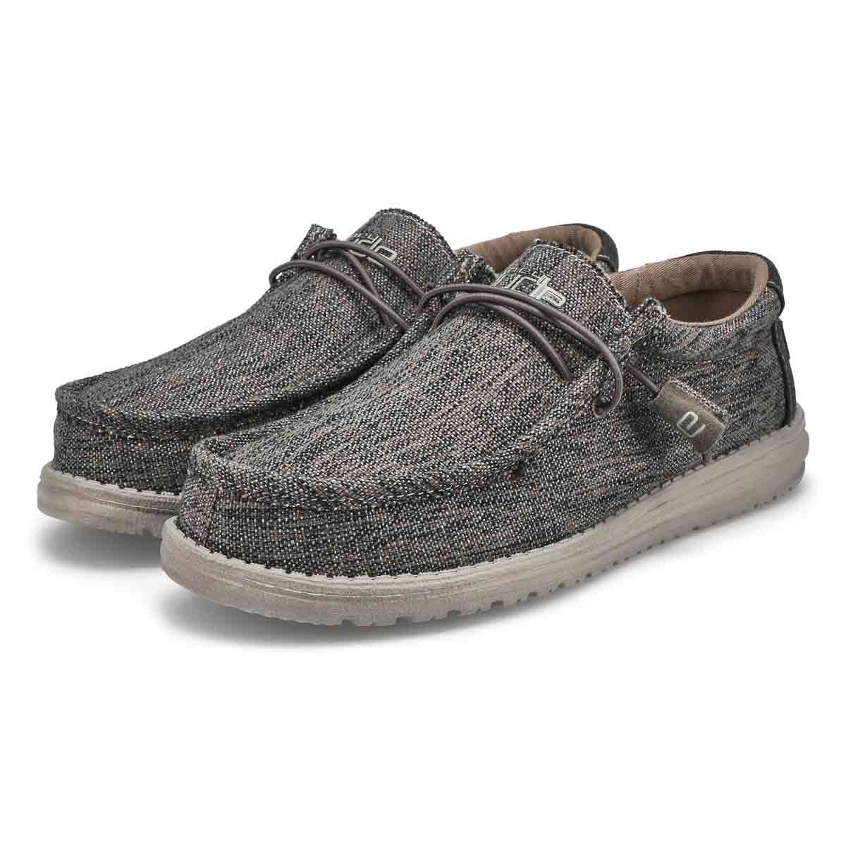 Chaussure décontractée Wally Linen carbone hommes