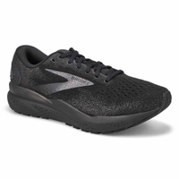 Men's Ghost 16 Lace Up Performance Runner - Black/Black/Ebony